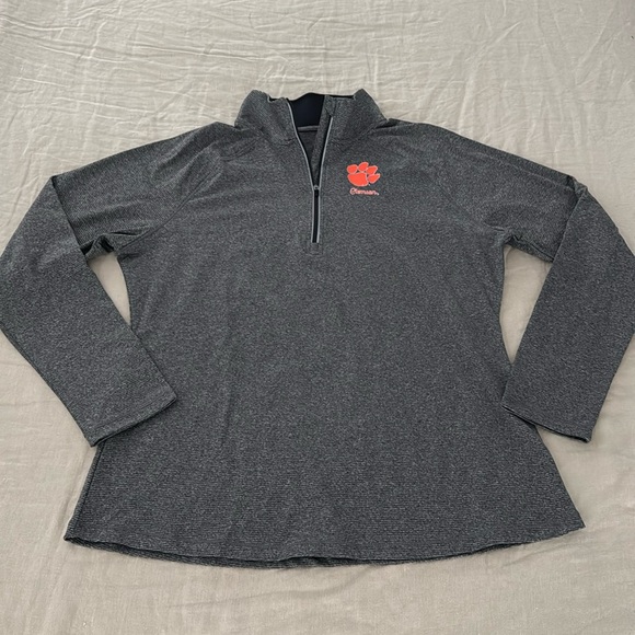 CLEMSON Half Zip Pullover - Picture 1 of 8